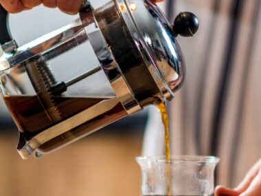 french press príprava