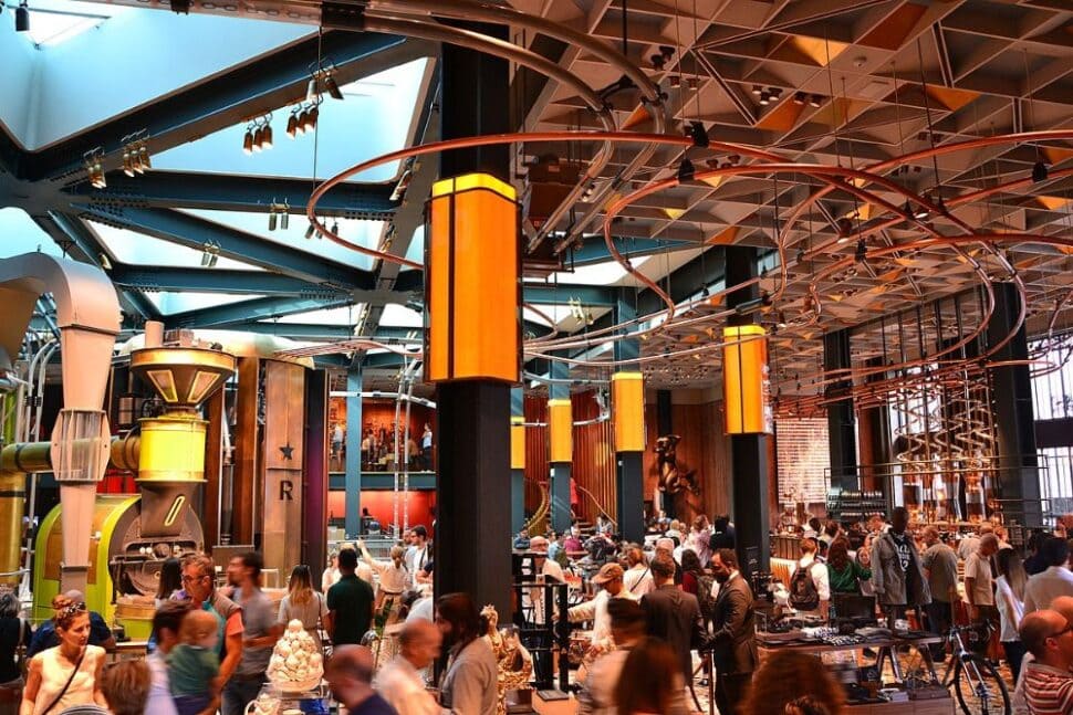 Starbucks Reserve interiér